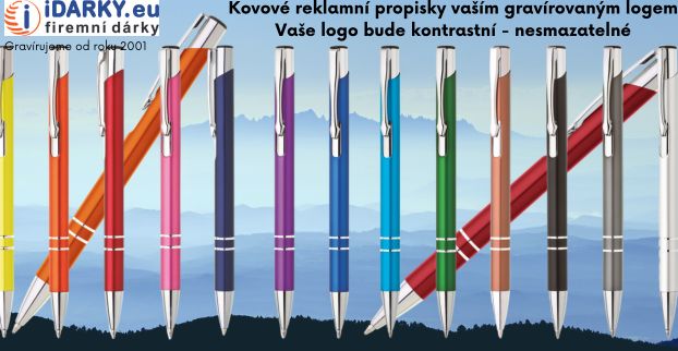 Firemní reklamní propisky s gravírováním