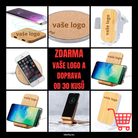Nabíječky - doprava a logo zdarma